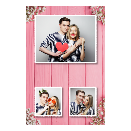 Różowe przyjęcie + deski + 315 biały Różowe przyjęcie + deski + 315 biały