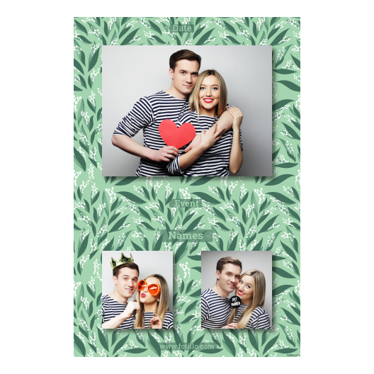 Dzień Konwalii + liście + 315 brak ramki z podpisem Dzień Konwalii + liście + 315 brak ramki z podpisem