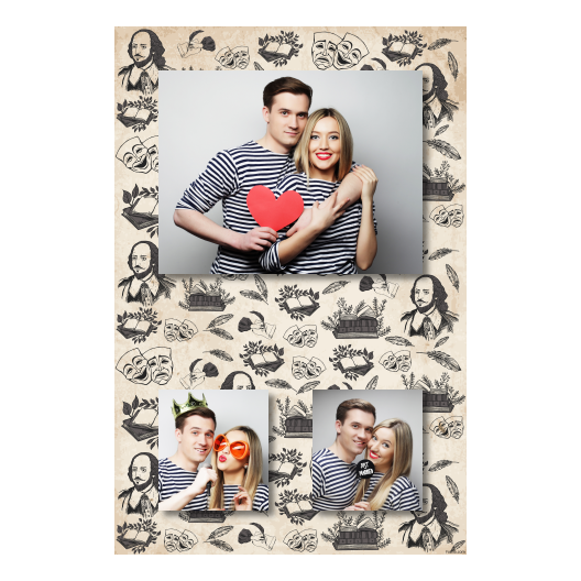 Dzień Shakespeare'a + maski i książki + 315 brak ramki Dzień Shakespeare'a + maski i książki + 315 brak ramki