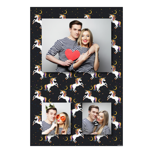 Dzień jednorożca + kolaż, gwiazdy + 315 brak ramki Dzień jednorożca + kolaż, gwiazdy + 315 brak ramki