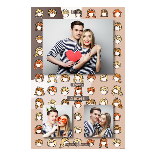 Ddzień peruki 315 brak ramki z podpisem Ddzień peruki 315 brak ramki z podpisem