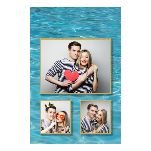 Woda + fale + 316 złoty Woda + fale + 316 złoty