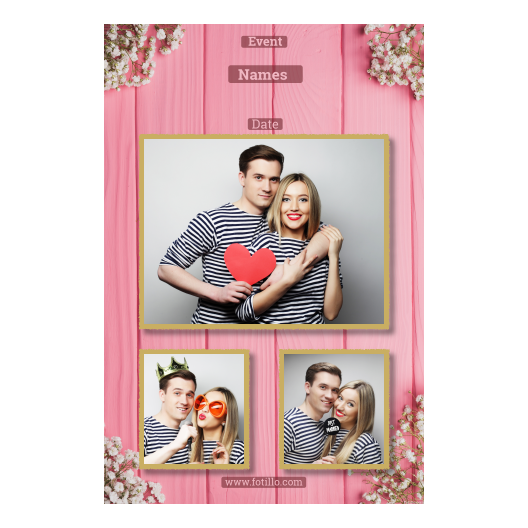 Różowe przyjęcie + deski + 316 złoty z podpisem Różowe przyjęcie + deski + 316 złoty z podpisem