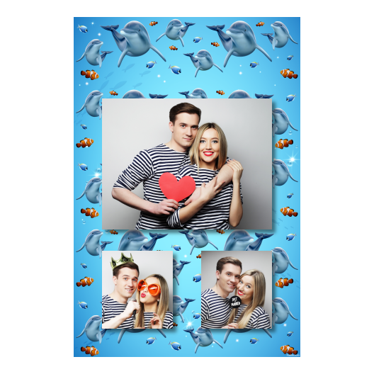 Dzień delfinów + ryby + 316 brak ramki
