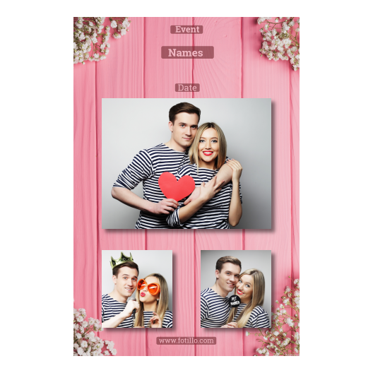 Różowe przyjęcie + deski + 316 brak ramki z podpisem Różowe przyjęcie + deski + 316 brak ramki z podpisem