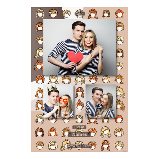 Ddzień peruki 317 brak ramki z podpisem Ddzień peruki 317 brak ramki z podpisem