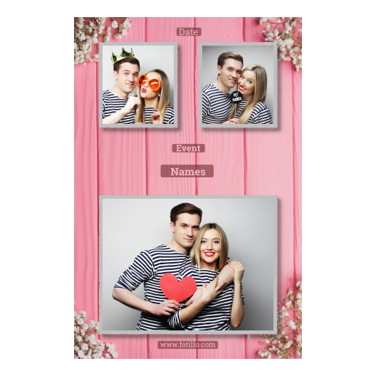 Różowe przyjęcie + deski + 318 z podpisem Różowe przyjęcie + deski + 318 z podpisem