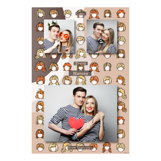 Ddzień peruki 318 brak ramki z podpisem Ddzień peruki 318 brak ramki z podpisem