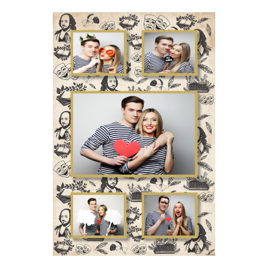 Dzień Shakespeare'a + maski i książki + 321 złoty Dzień Shakespeare'a + maski i książki + 321 złoty