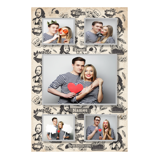 Dzień Shakespeare'a + maski i książki + 321 z podpisem Dzień Shakespeare'a + maski i książki + 321 z podpisem