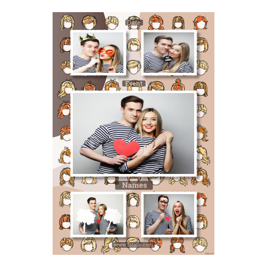 Ddzień peruki 321 biały z podpisem Ddzień peruki 321 biały z podpisem