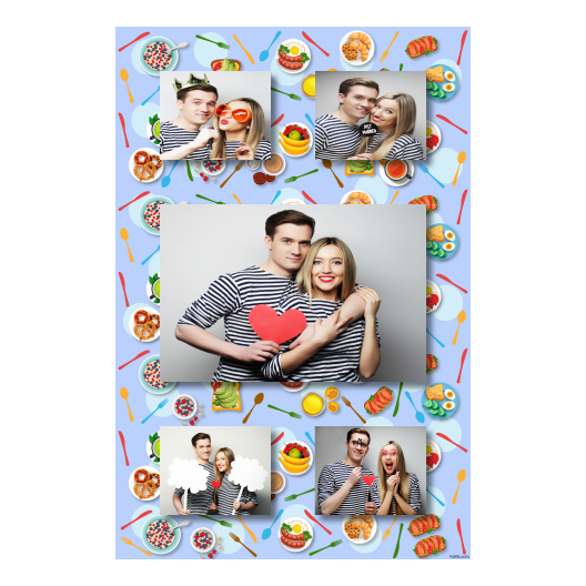 Europejski dzień śniadania + posiłki + 321 brak ramki