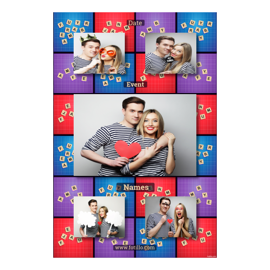 Dzień Scrabble + litery + 321 brak ramki z podpisem Dzień Scrabble + litery + 321 brak ramki z podpisem