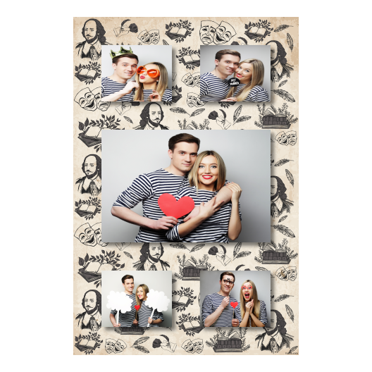 Dzień Shakespeare'a + maski i książki + 321 brak ramki Dzień Shakespeare'a + maski i książki + 321 brak ramki