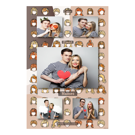 Ddzień peruki 321 brak ramki z podpisem Ddzień peruki 321 brak ramki z podpisem