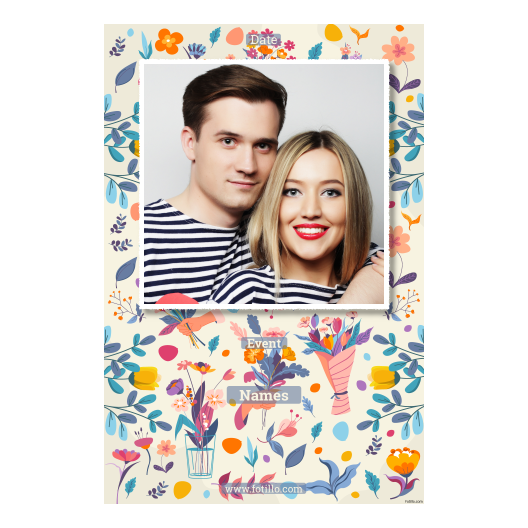 Dzień Florystów + kwiaty + 324 biały z podpisem Dzień Florystów + kwiaty + 324 biały z podpisem