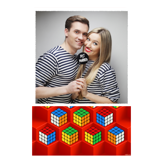 Dzień kostki Rubika + kostki + 325 biały Dzień kostki Rubika + kostki + 325 biały