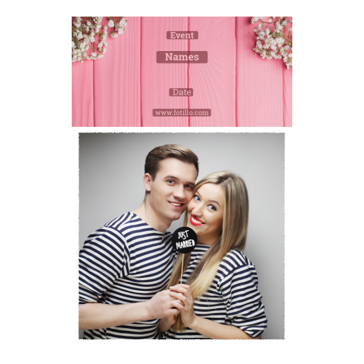 Różowe przyjęcie + deski + 326 biały z podpisem Różowe przyjęcie + deski + 326 biały z podpisem