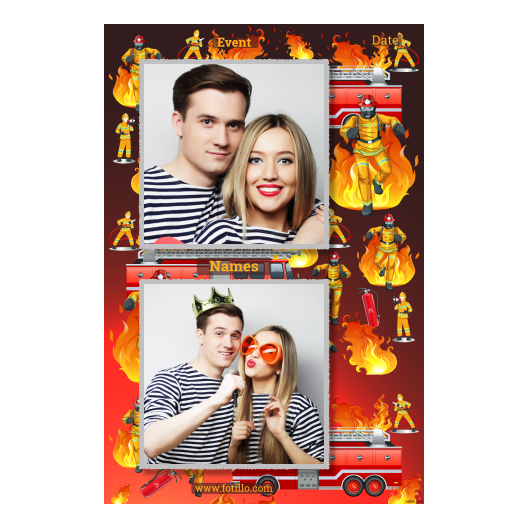 Dzień Strażaków + ogień + 328 z podpisem Dzień Strażaków + ogień + 328 z podpisem