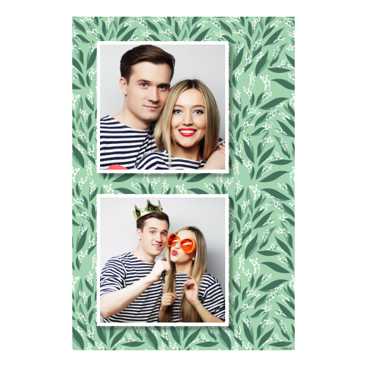 Dzień Konwalii + liście + 328 biały Dzień Konwalii + liście + 328 biały