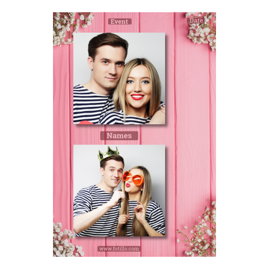 Różowe przyjęcie + deski + 328 brak ramki z podpisem Różowe przyjęcie + deski + 328 brak ramki z podpisem