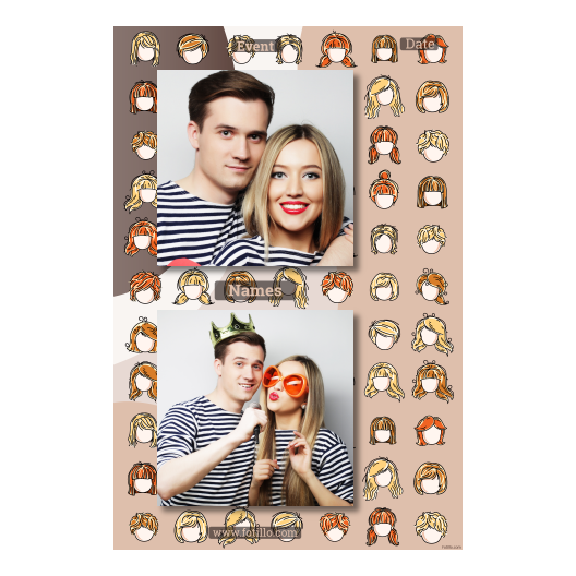 Ddzień peruki 328 brak ramki z podpisem Ddzień peruki 328 brak ramki z podpisem