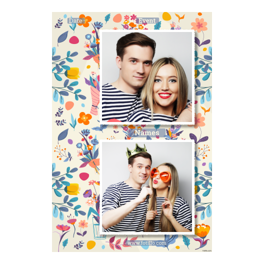 Dzień Florystów + kwiaty + 329 biały z podpisem Dzień Florystów + kwiaty + 329 biały z podpisem