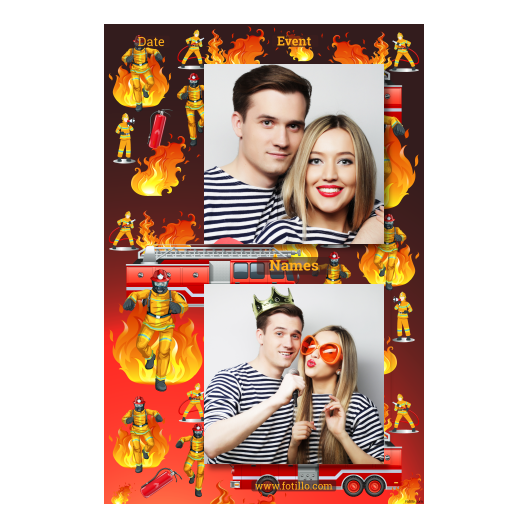 Dzień Strażaków + ogień + 329 brak ramki z podpisem Dzień Strażaków + ogień + 329 brak ramki z podpisem