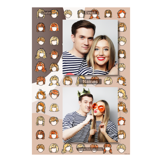 Ddzień peruki 329 brak ramki z podpisem Ddzień peruki 329 brak ramki z podpisem