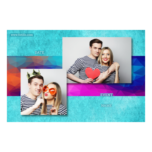 Niebieska impreza + trójkąty + 401 brak ramki z podpisem Niebieska impreza + trójkąty + 401 brak ramki z podpisem