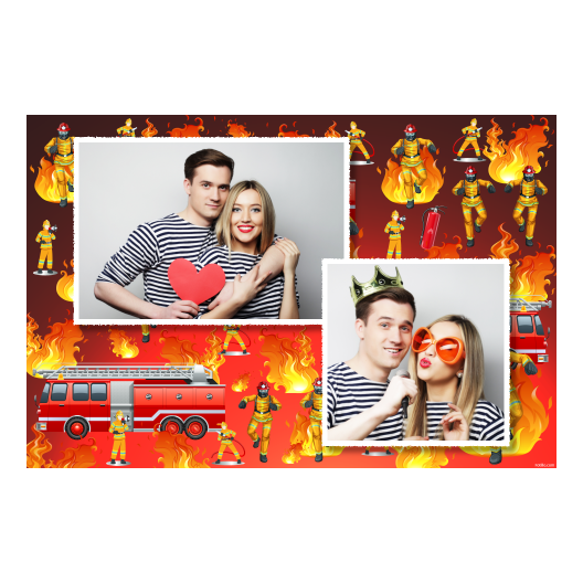 Dzień Strażaków + ogień + 402 biały Dzień Strażaków + ogień + 402 biały