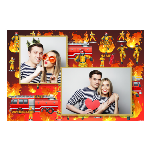 Dzień Strażaków + ogień + 403 złoty z podpisem Dzień Strażaków + ogień + 403 złoty z podpisem