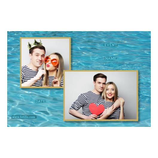 Woda + fale + 403 złoty z podpisem Woda + fale + 403 złoty z podpisem