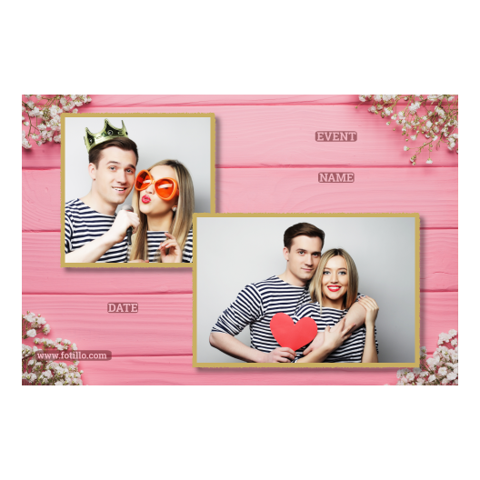 Różowe przyjęcie + deski + 403 złoty z podpisem Różowe przyjęcie + deski + 403 złoty z podpisem