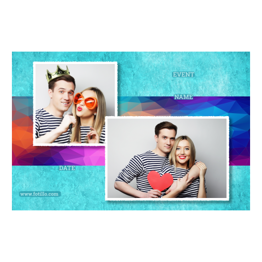 Niebieska impreza + trójkąty + 403 biały z podpisem Niebieska impreza + trójkąty + 403 biały z podpisem