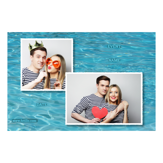 Woda + fale + 403 biały z podpisem Woda + fale + 403 biały z podpisem