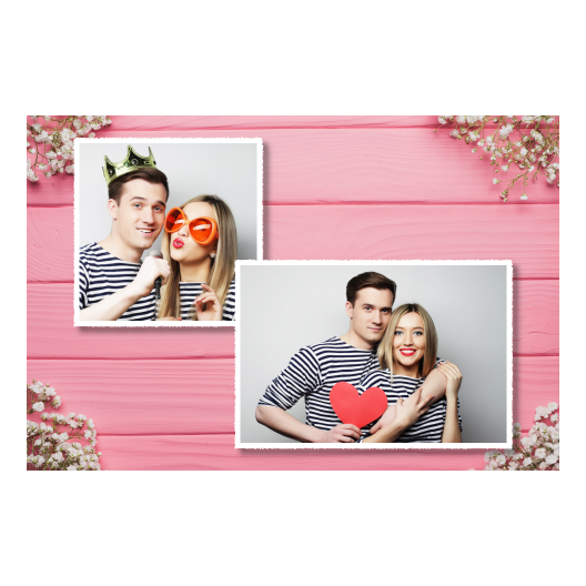 Różowe przyjęcie + deski + 403 biały Różowe przyjęcie + deski + 403 biały