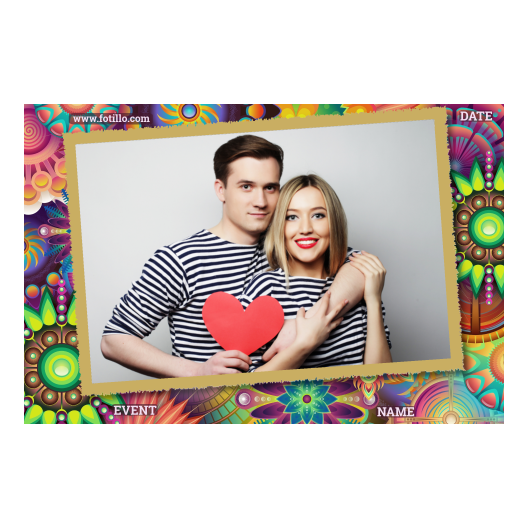 Mandale + kolaż + 405 złoty z podpisem Mandale + kolaż + 405 złoty z podpisem