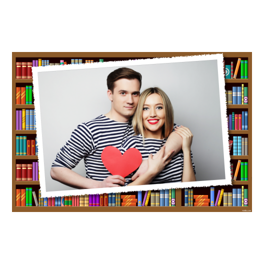 Dzień Bibliotekarza + książki + 405 biały