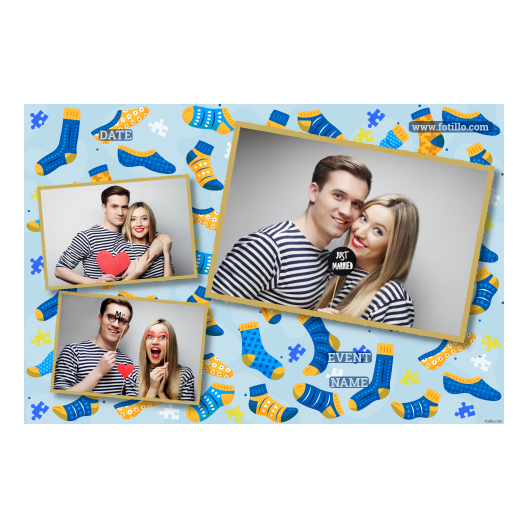 Dzień Zagubionej Skarpetki + łamigłówki + 406 złoty z podpisem Dzień Zagubionej Skarpetki + łamigłówki + 406 złoty z podpisem