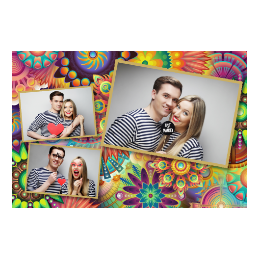 Mandale + kolaż + 406 złoty Mandale + kolaż + 406 złoty