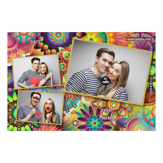 Mandale + kolaż + 406 złoty z podpisem Mandale + kolaż + 406 złoty z podpisem