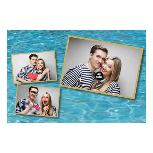 Woda + fale + 406 złoty Woda + fale + 406 złoty