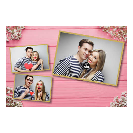 Różowe przyjęcie + deski + 406 złoty Różowe przyjęcie + deski + 406 złoty