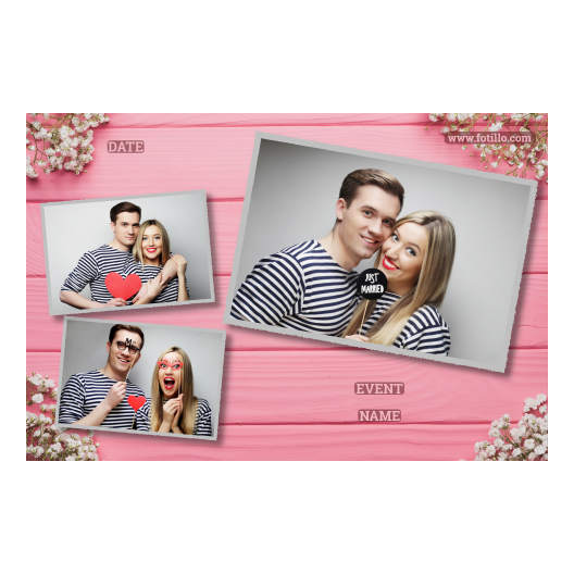 Różowe przyjęcie + deski + 406 z podpisem Różowe przyjęcie + deski + 406 z podpisem