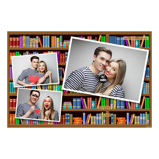 Dzień Bibliotekarza + książki + 406 biały z podpisem