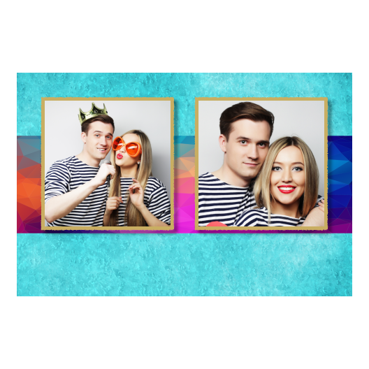 Niebieska impreza + trójkąty + 407 złoty Niebieska impreza + trójkąty + 407 złoty