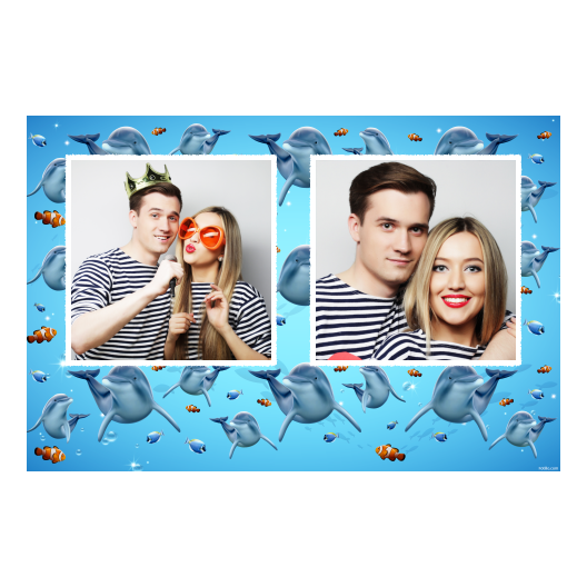 Dzień delfinów + ryby + 407 biały Dzień delfinów + ryby + 407 biały