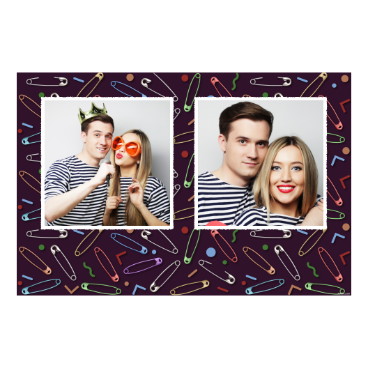 Dzień agrafki + kolaż + 407 biały Dzień agrafki + kolaż + 407 biały