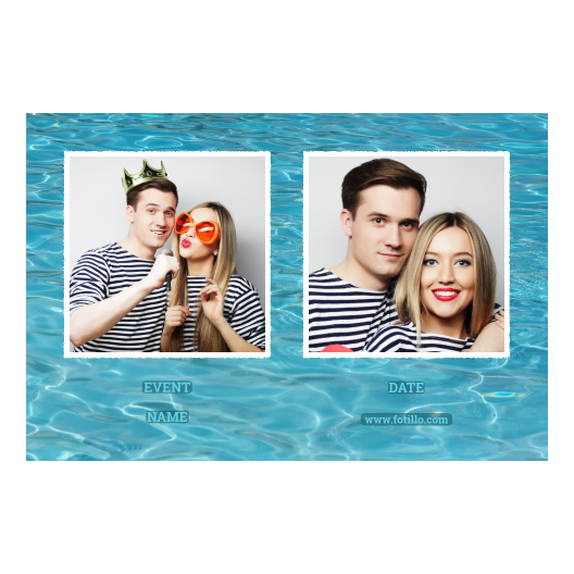 Woda + fale + 407 biały z podpisem Woda + fale + 407 biały z podpisem